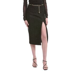 Generation Love Womens  Kiva Tweed Midi Skirt, Black